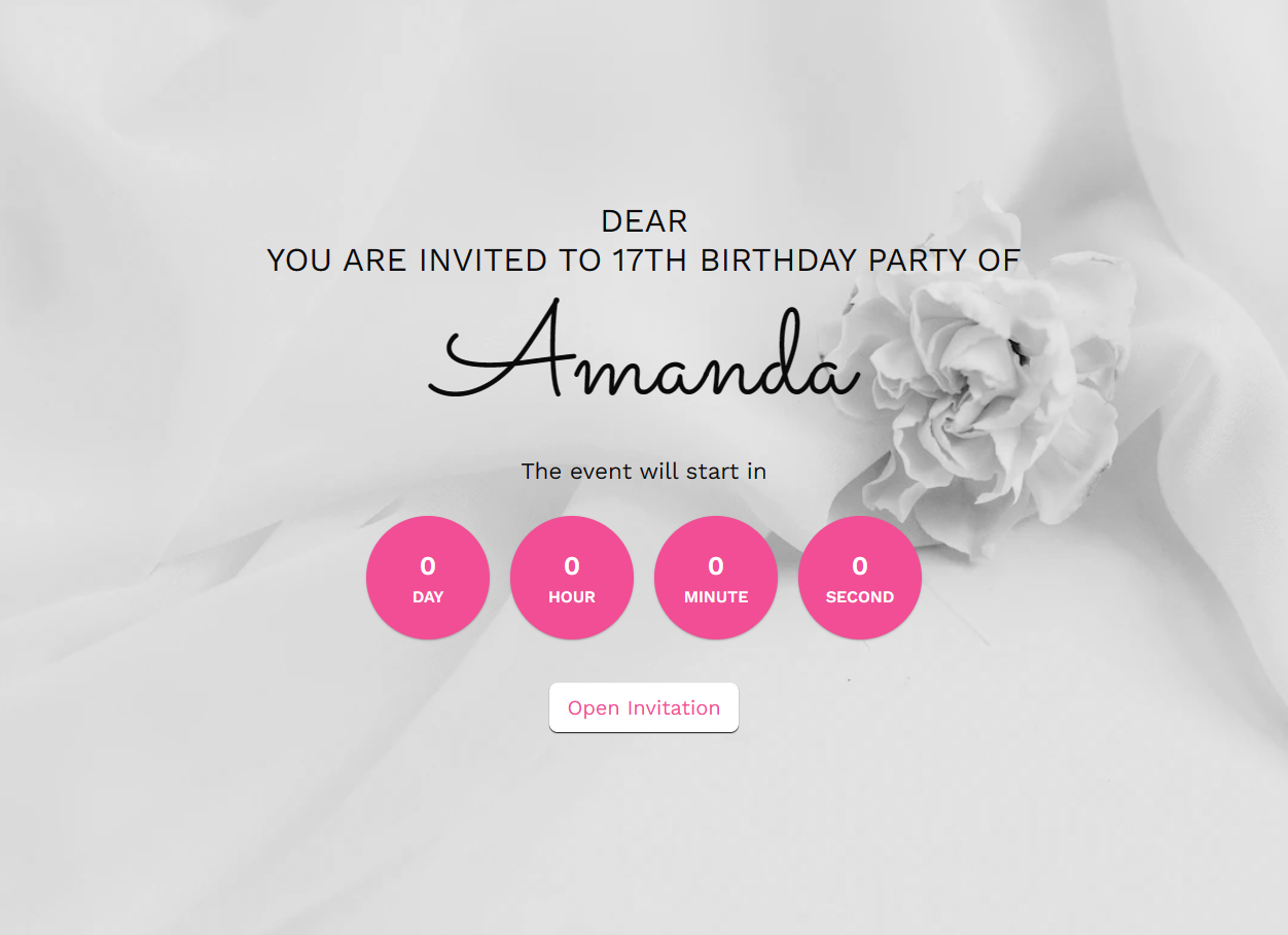 birthday web